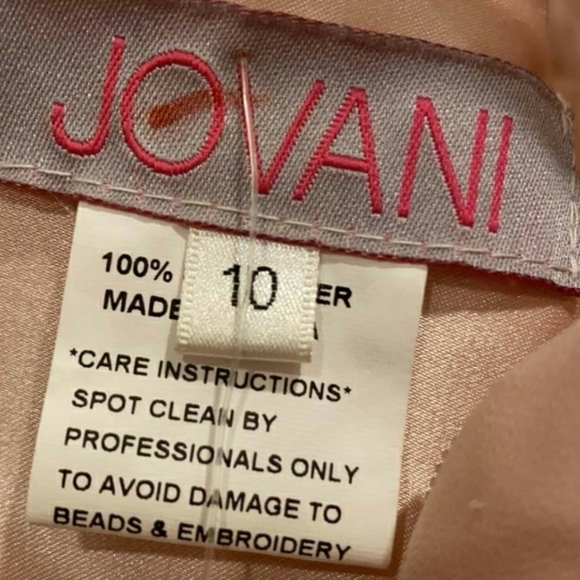 Jovani Sleeveless V Neck Gown W/ Lattice Details - Picture 13 of 15